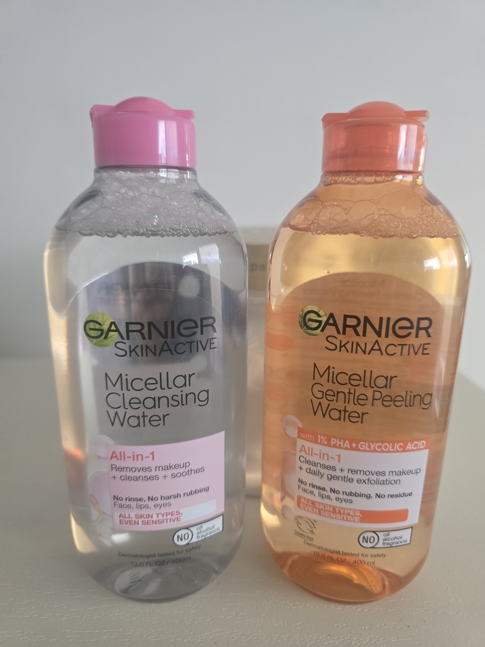 Garnier Micellar Cleansing Water/Micellar Gentle Peeling Water
